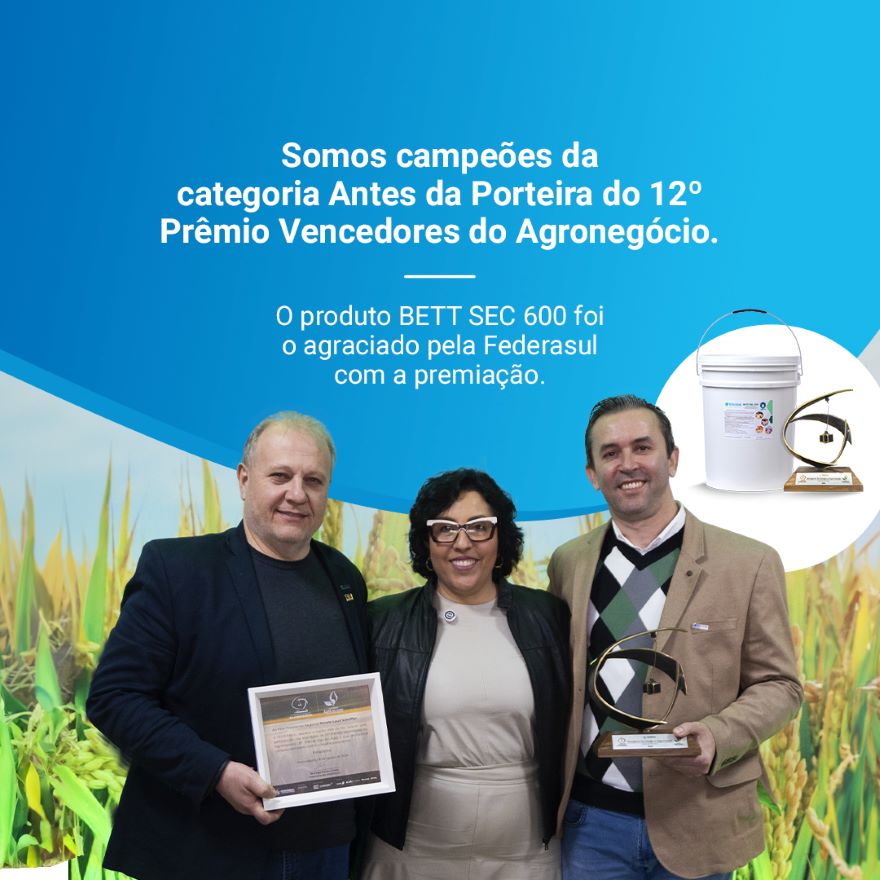 Celebrando a Nossa Conquista: Prêmio de Inovação no Agronegócio